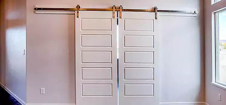 Glass Barn Door with Installation Hardware Kit Bellwood