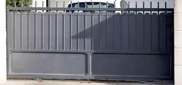 Metal Driveway Gate Installation Bellwood